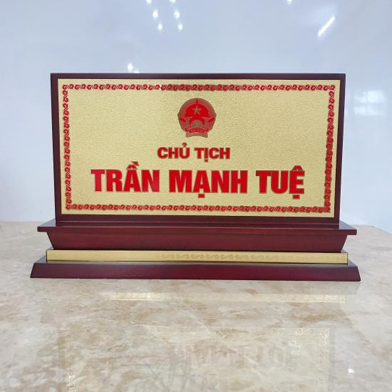 Biển chức danh gỗ đồng Biển chức danh gỗ đồng