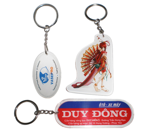 Móc khóa nhựa dẻo